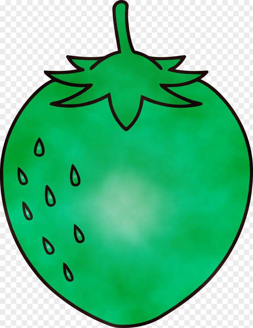 Green Leaf Holiday Ornament Plant Fruit PNG