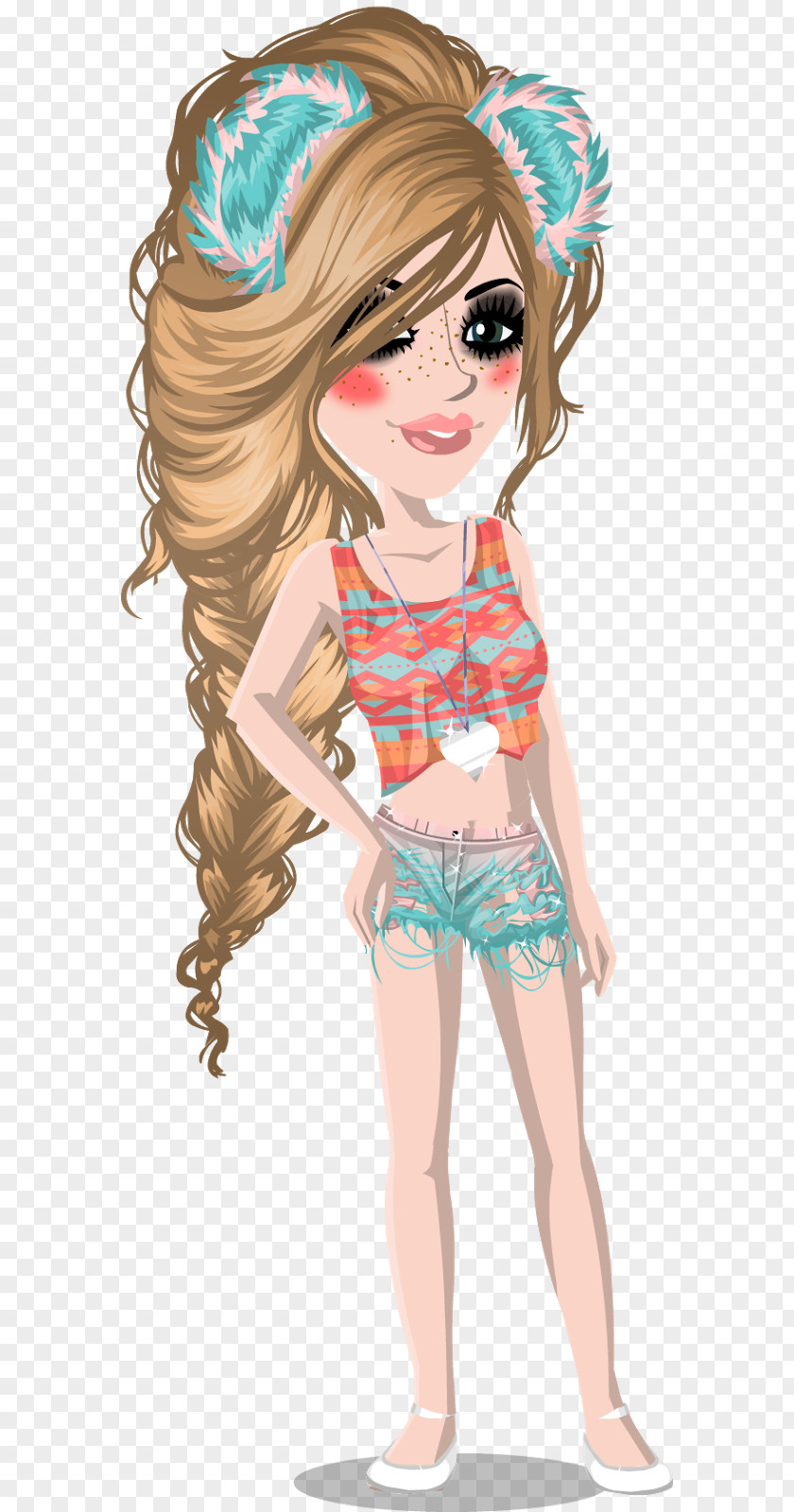 Hair MovieStarPlanet Fashion Brown Clothing PNG