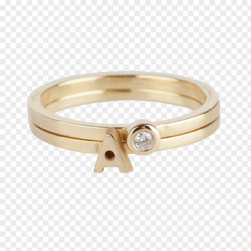 Ring Gold Jewellery Diamond Letter PNG