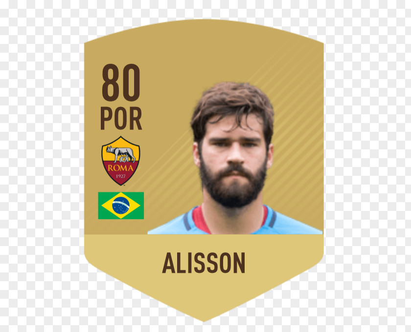 Alisson Becker FIFA 18 Serie A A.S. Roma EA Sports PNG