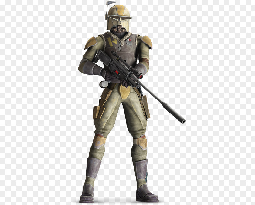 Bounty Hunter Boba Fett Obi-Wan Kenobi Clone Wars Trooper Mandalorian PNG