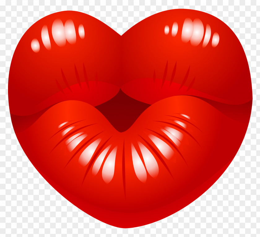 Kiss Heart Lip Clip Art PNG