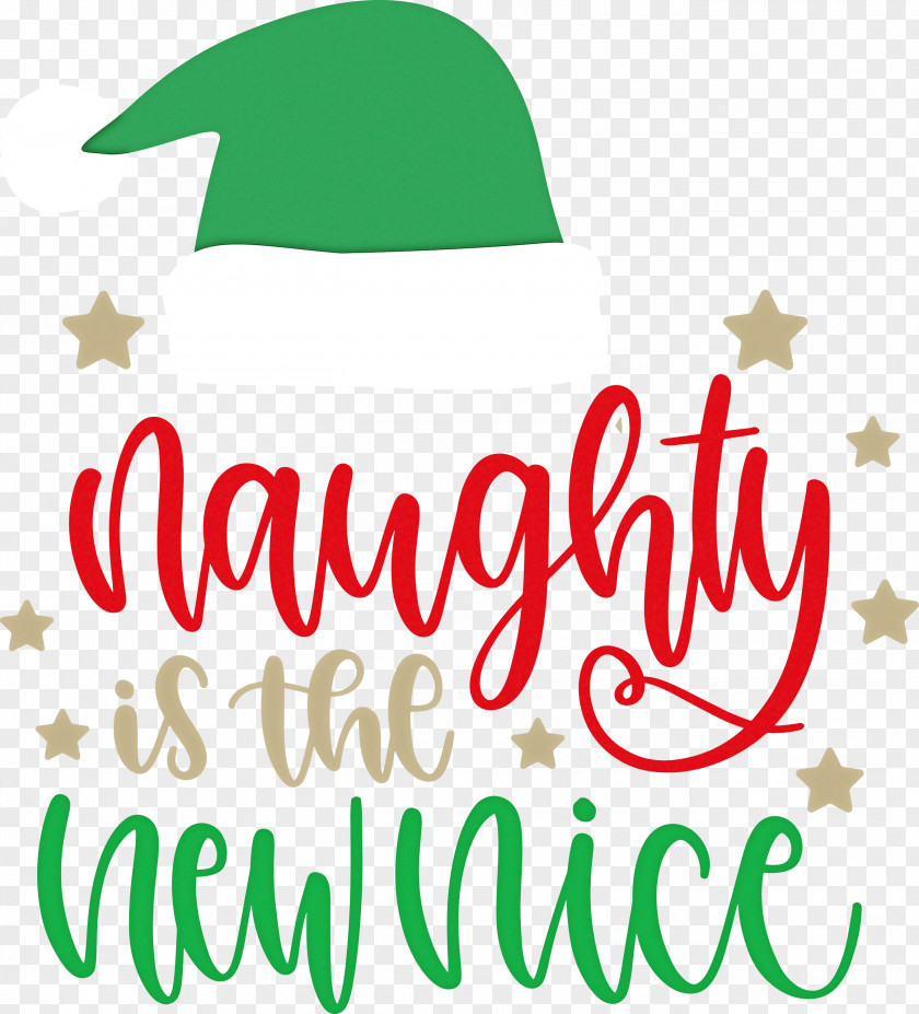 Naughty Is The New Nice Christmas PNG