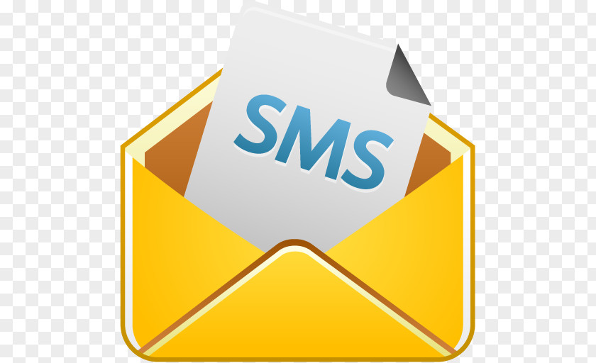SMS Message Text Brand Material Yellow PNG