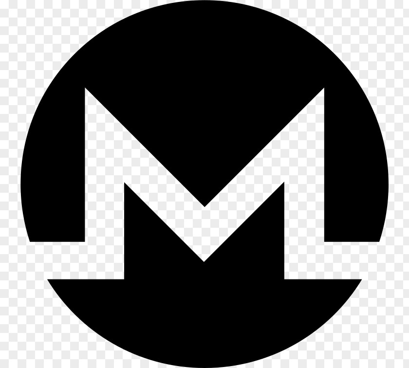 Symbol Monero Cryptocurrency Vector Graphics PNG