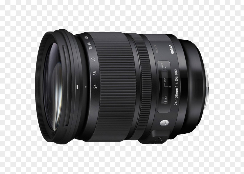 Camera Lens Sigma 50mm F/1.4 DG HSM A Art Zoom 24-105mm F/4.0 OS 30mm EX DC Canon EF PNG