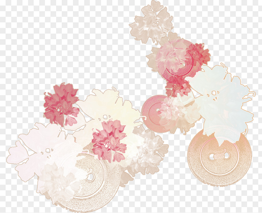 Hand-painted Pattern Buttons Addictive Bubble Download PNG