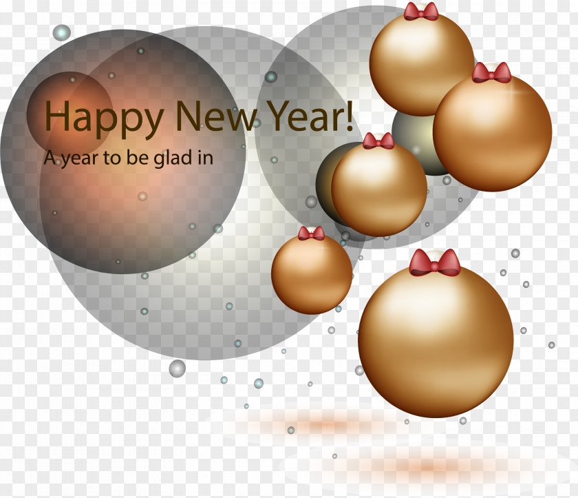 Happy New Year Vector Material Chinese PNG