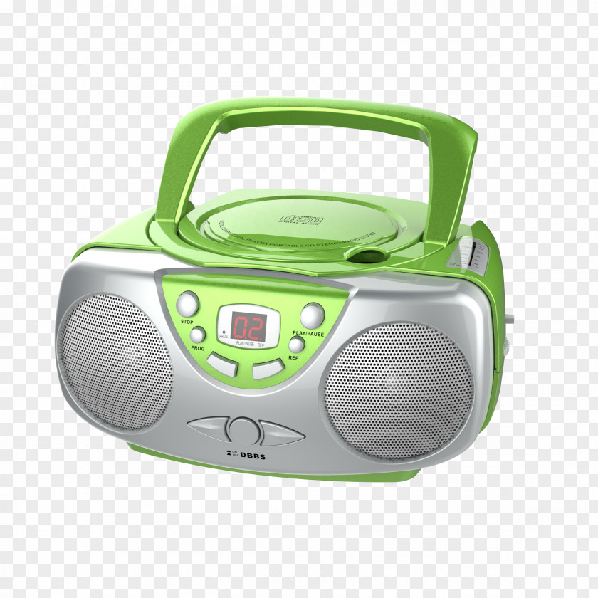 Media Player Cassette Deck Background Green PNG