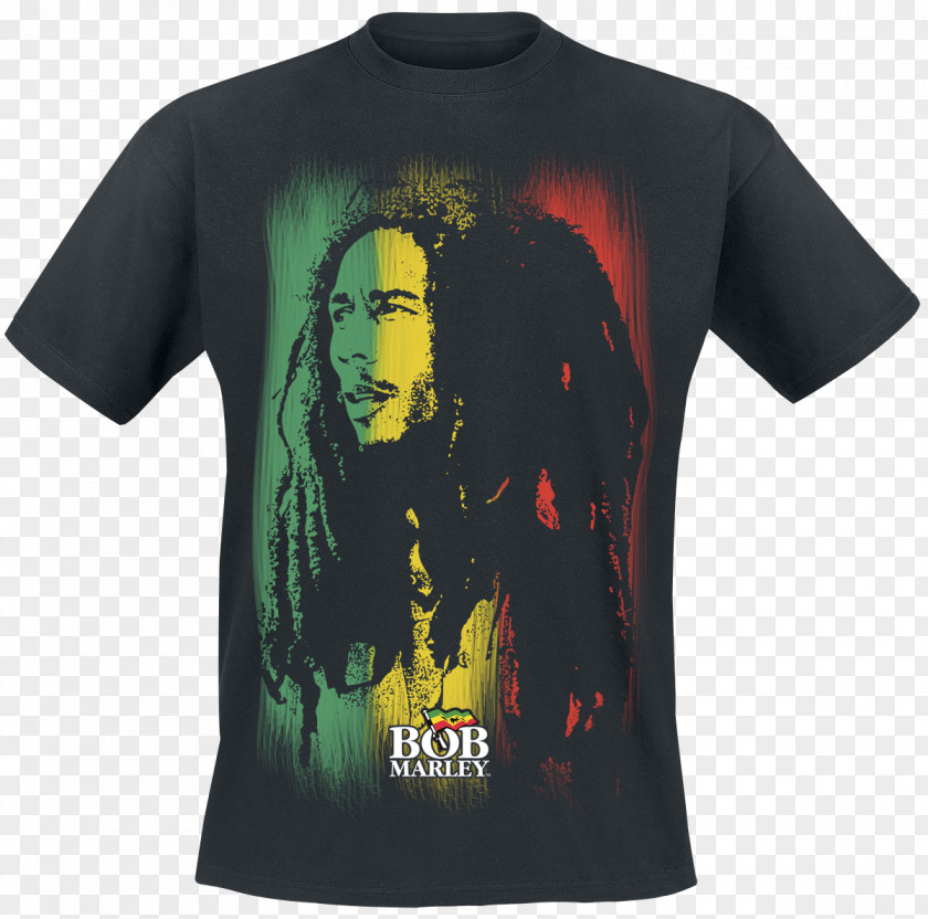 T-shirt Catch A Fire Rastafari Reggae Black Metal PNG