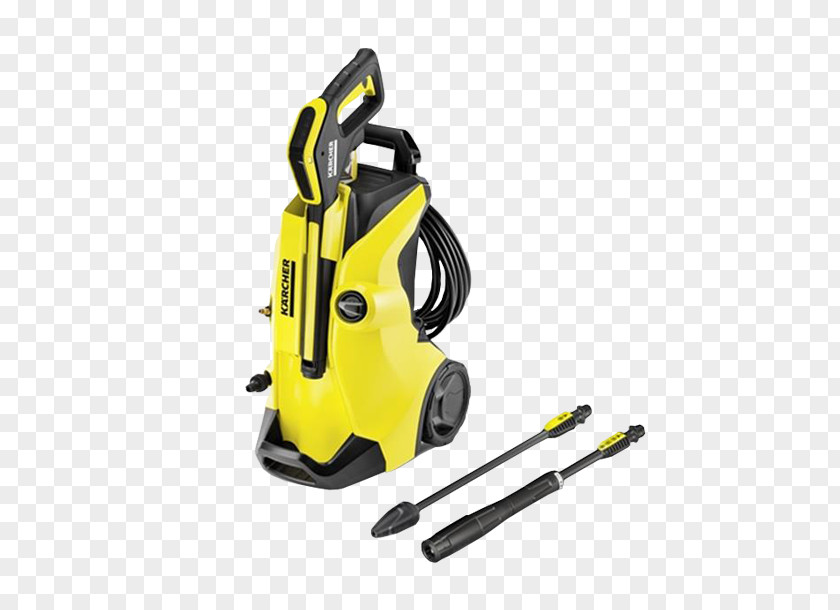 Yellow Kärcher K Full Control Hardware/Electronic Karcher K4 1.324-005 Home Pressure Washer YellowKarcher Washing PNG