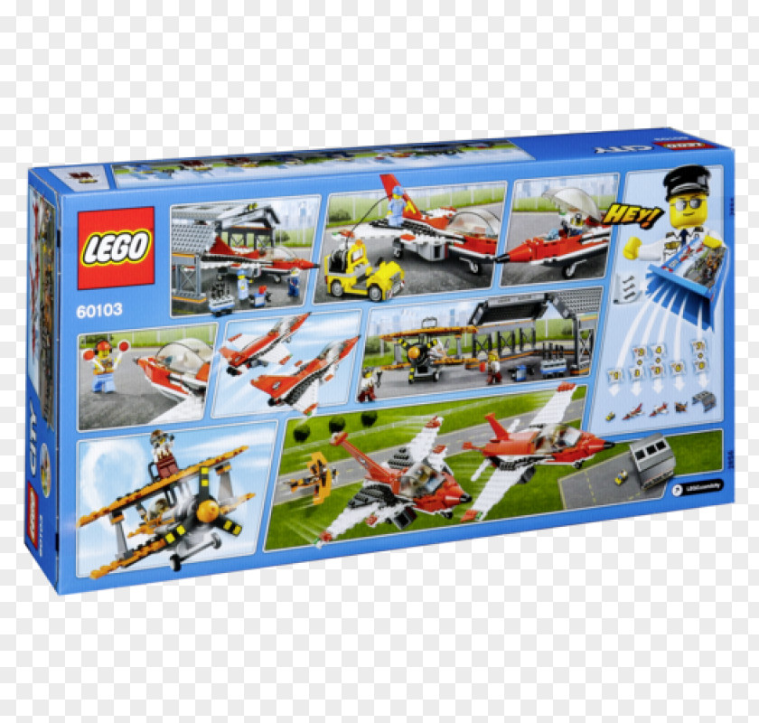 Air Show LEGO 60103 City Airport Amazon.com Airplane Toy PNG