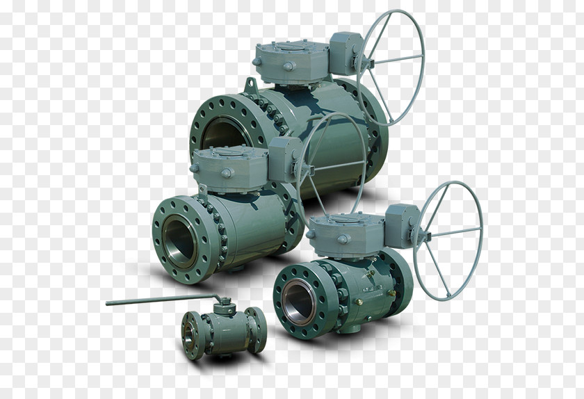 Ball Valve Trunnion Gate Manufacturing PNG