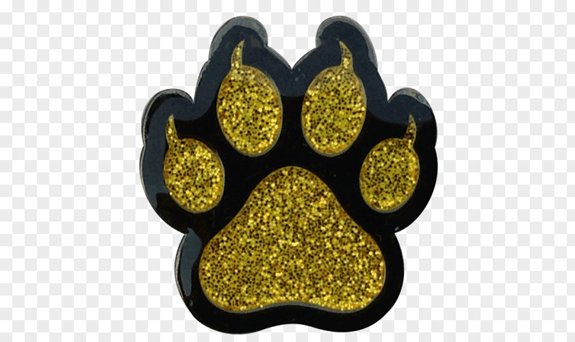 Gold Chains Cat Paw Printing Ball PNG