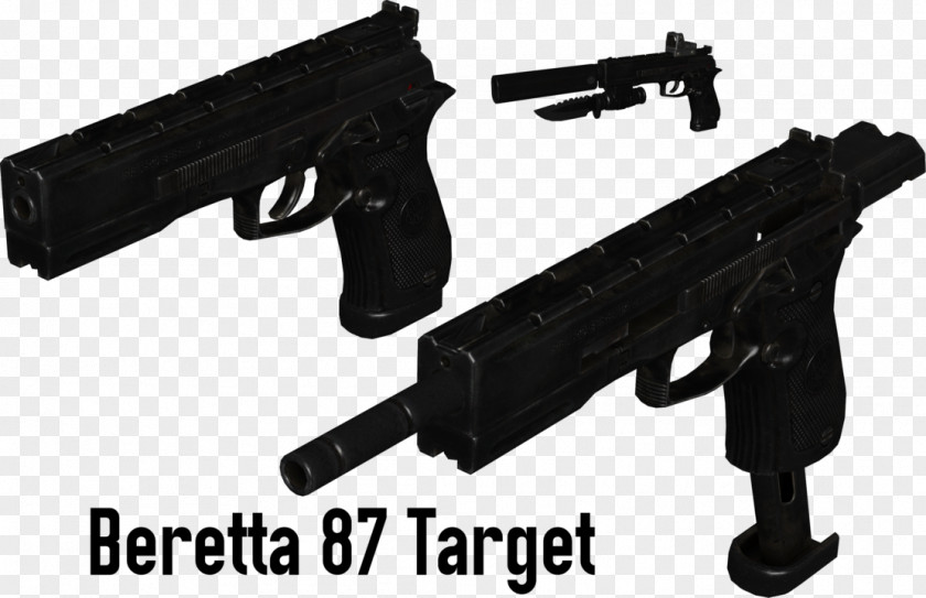 Handgun Beretta 87 Target Trigger Firearm Cheetah PNG