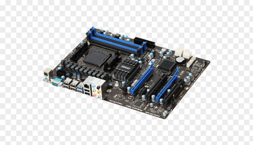 Intel Motherboard MSI 970A-G46 Socket AM3+ PNG