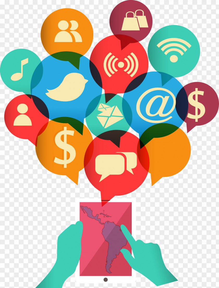Latinamerica Ecommerce Social Media Marketing Communication PNG