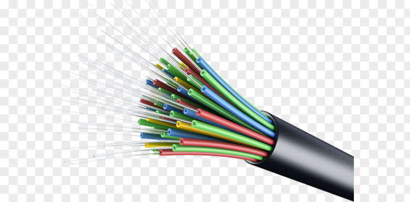 Optical Fiber Cable Network Cables Computer Fiber-optic Communication PNG