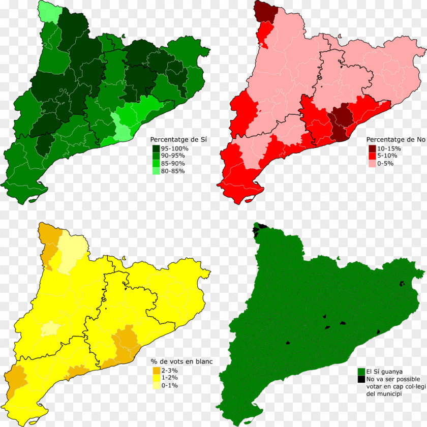 Referendum Catalonia Catalan Independence Referendum, 2017 Movement Map PNG