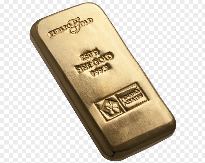 Gold Bar As An Investment Material Malaysia PNG