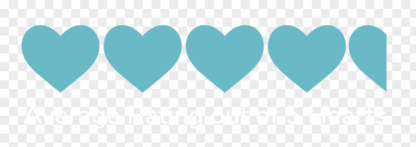 Heart Blue Right Border Of Teal Turquoise PNG