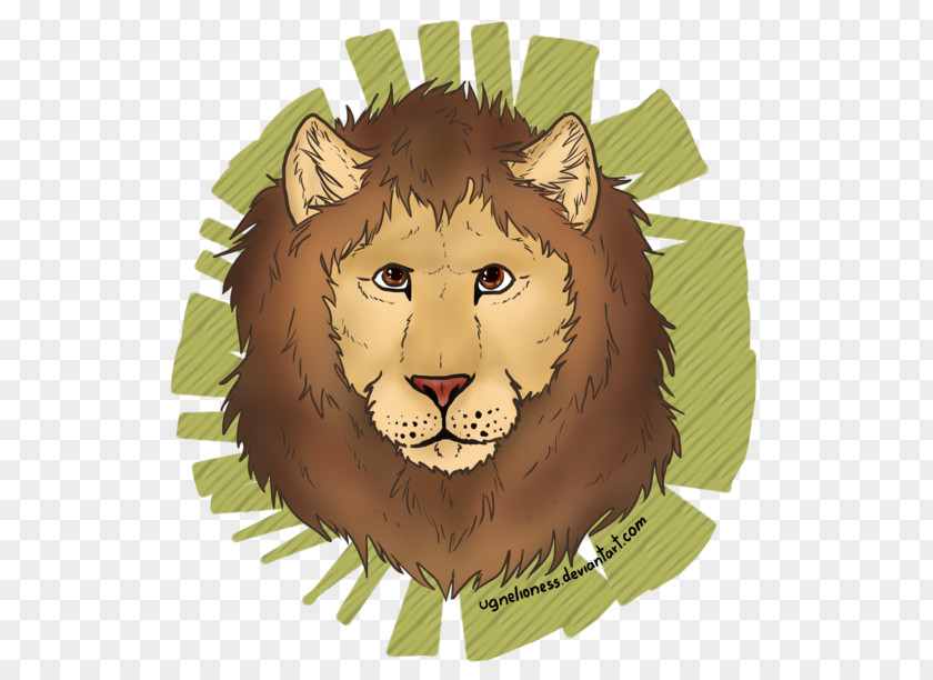 Lion Tiger Whiskers Cat Snout PNG