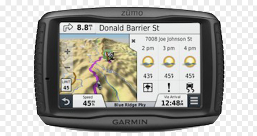 Motorcycle GPS Navigation Systems Garmin Zūmo 590 Ltd. PNG
