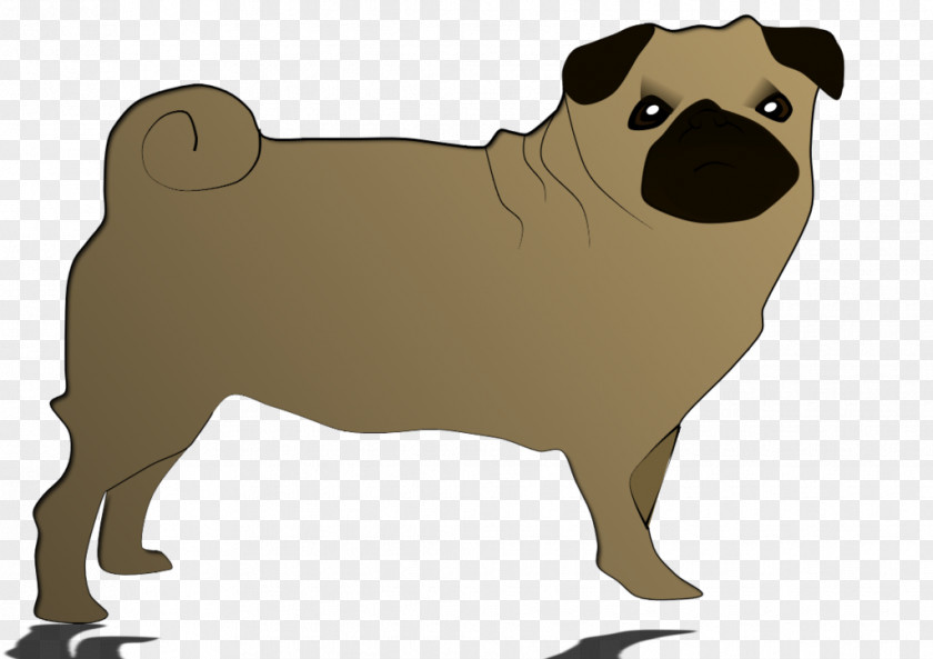 Puppy Pug Dog Breed Companion Toy PNG