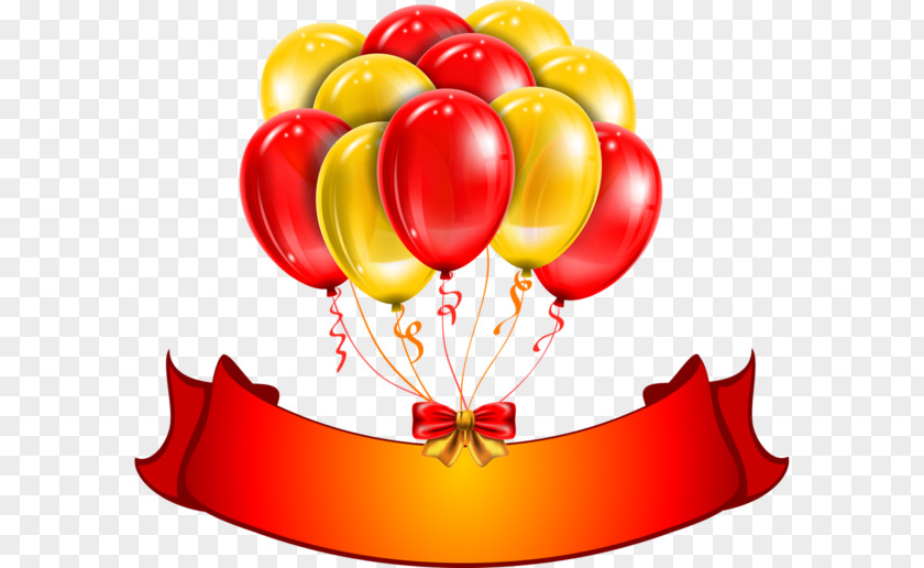 Balloon Yellow Balloons * Birthday Color PNG