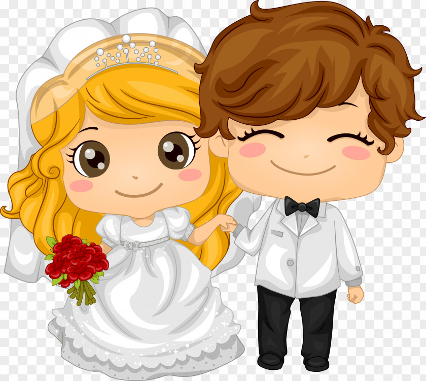 Bride Wedding Invitation Child Cartoon PNG