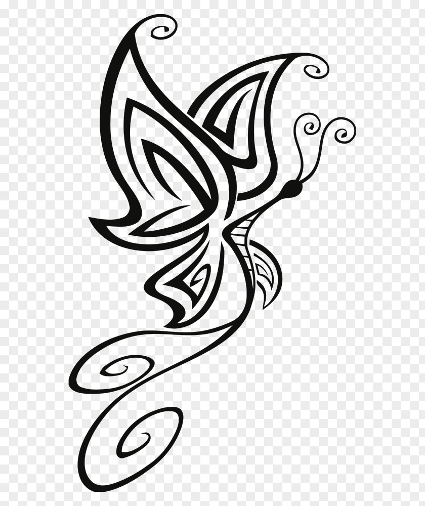 Butterfly Tattoo Clip Art PNG