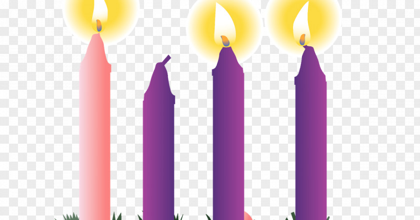 Christmas Advent Wreath Gaudete Sunday PNG