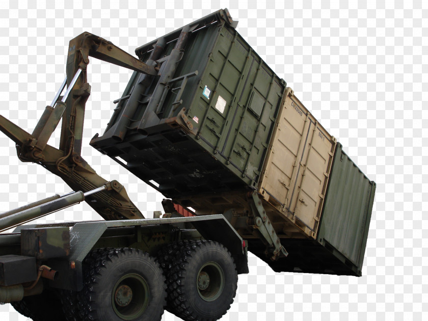 Container Intermodal Transport Military Vehicle Cargo PNG