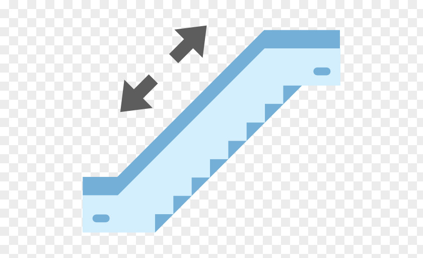 Escalator Stairs Logo Sign PNG
