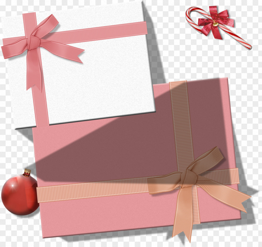 Gift Pink M Ribbon PNG