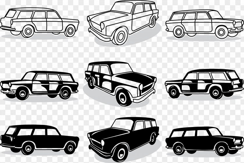 Hand-painted Car PNG