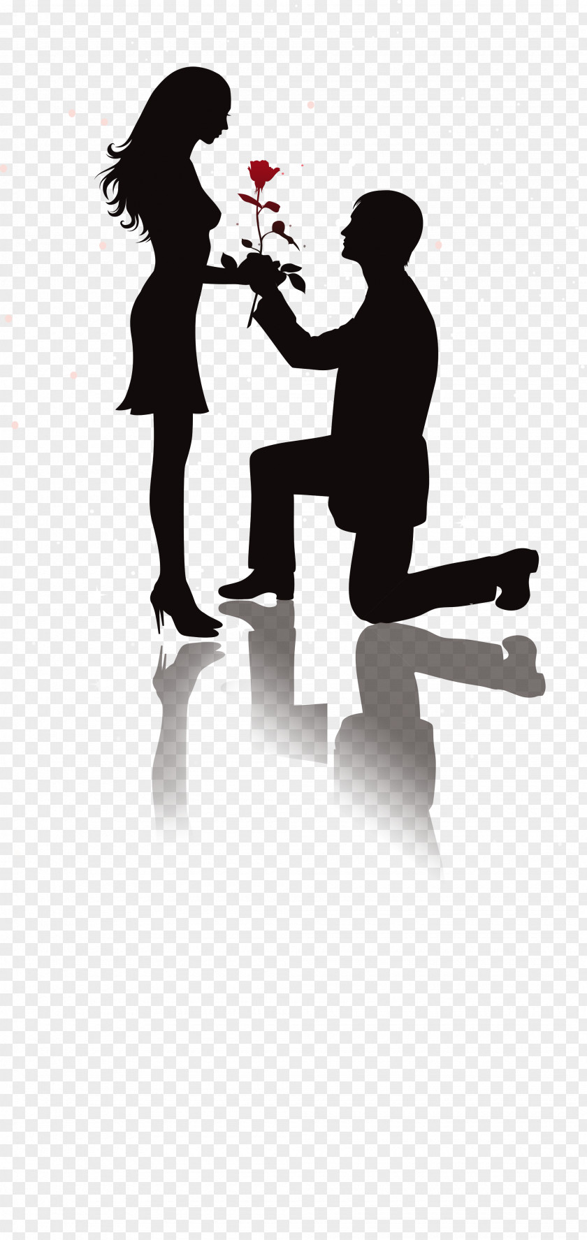 Men And Women Marry Stencil PNG