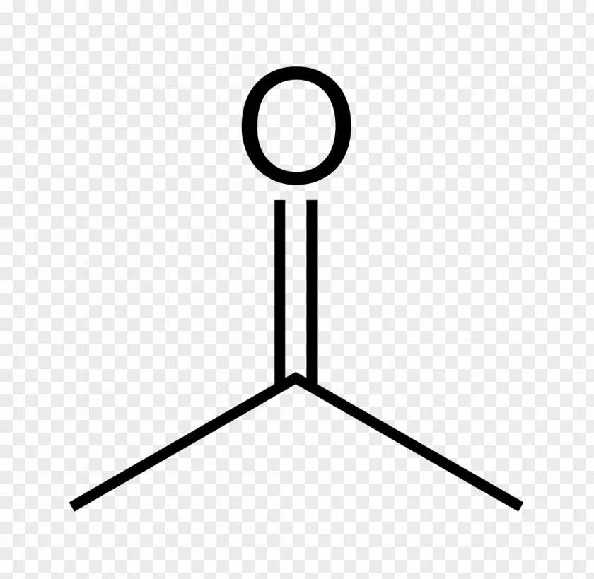 Skeletal Vector Acetone Formula Carbonyl Group Structure Ketone PNG