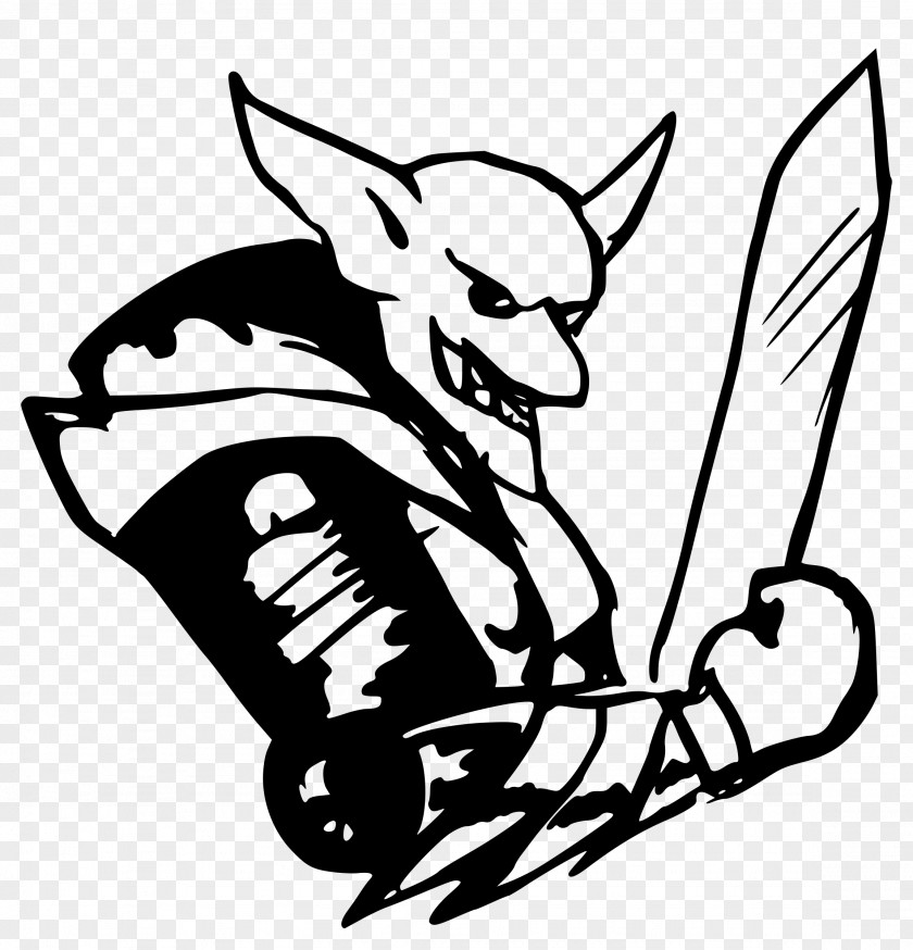 Warrior Goblin Clip Art PNG