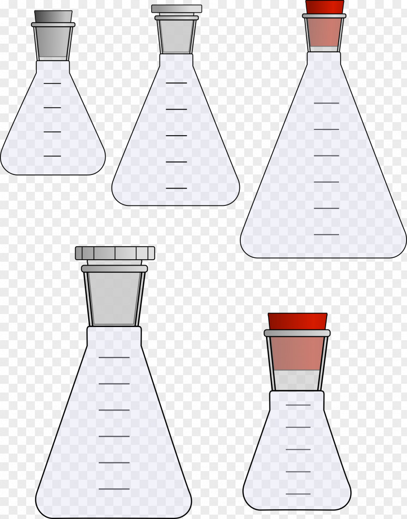 Flask Laboratory Flasks Erlenmeyer Test Tubes Clip Art PNG