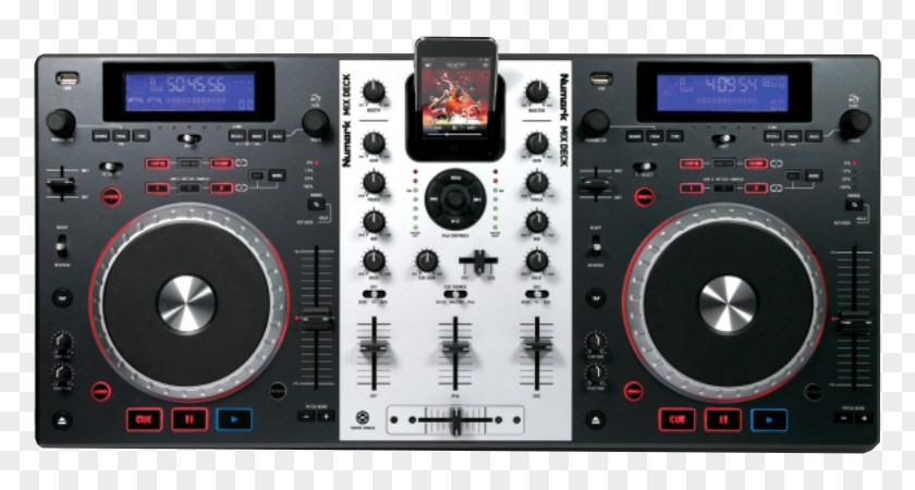 Numark Mixdeck Express Disc Jockey Audio DJ Controller PNG