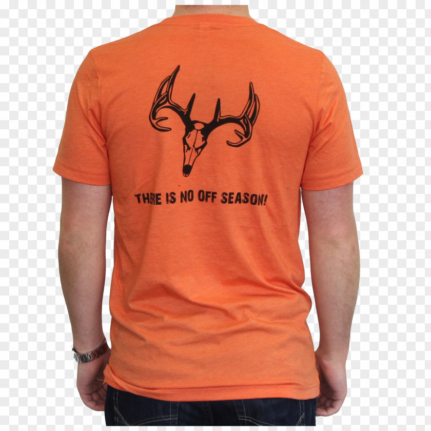 Orange T Shirt T-shirt Sleeve Bluza Polo Deer PNG