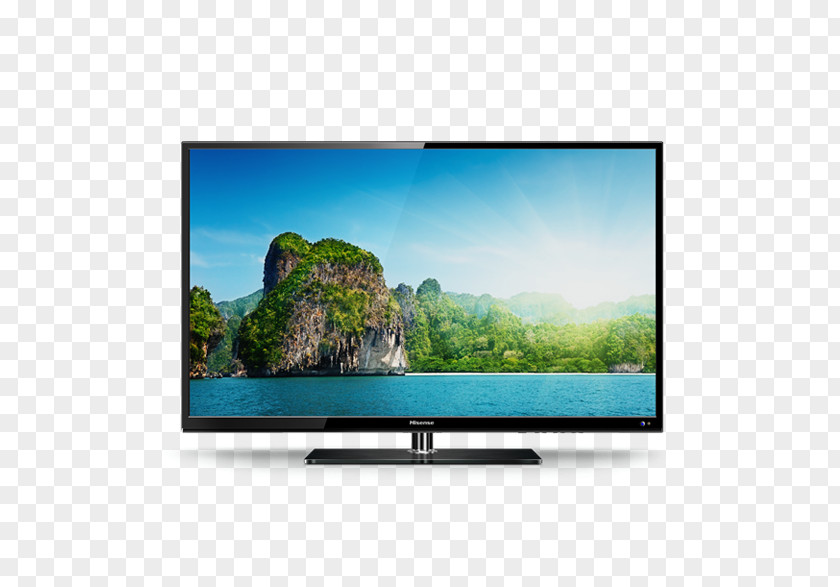 LED-backlit LCD Hisense High-definition Television PNG