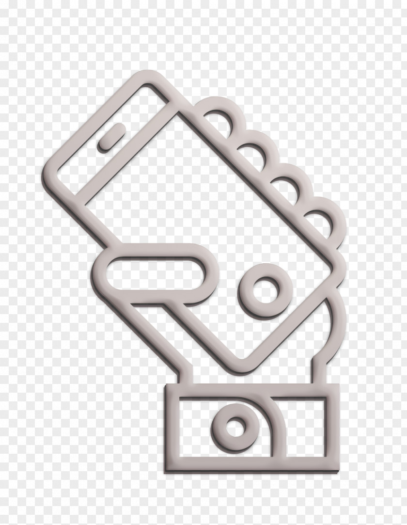 Metal Number Bluetooth Icon PNG