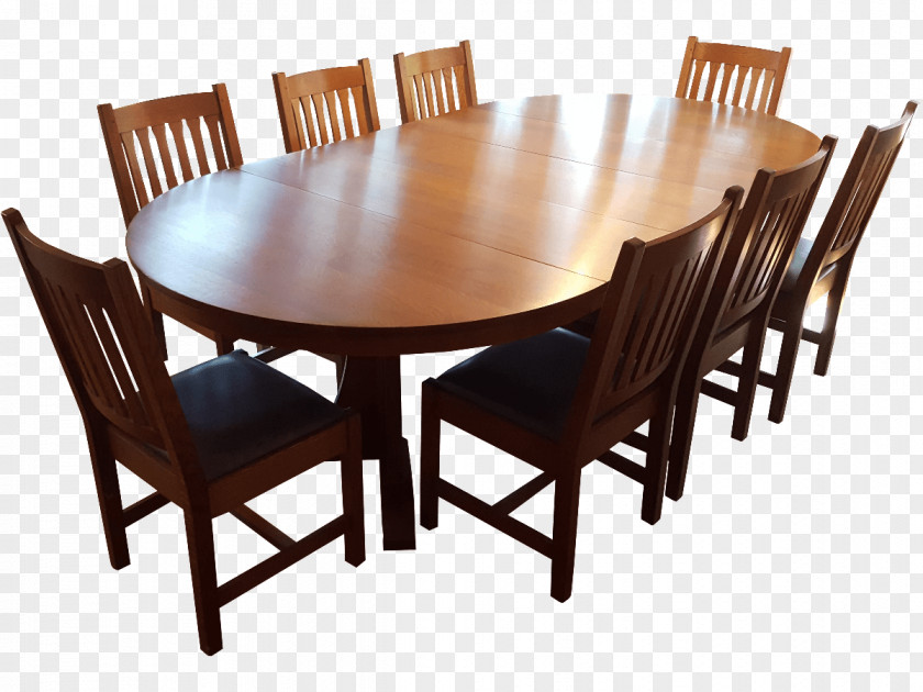 Table Mission Style Furniture Dining Room Matbord PNG