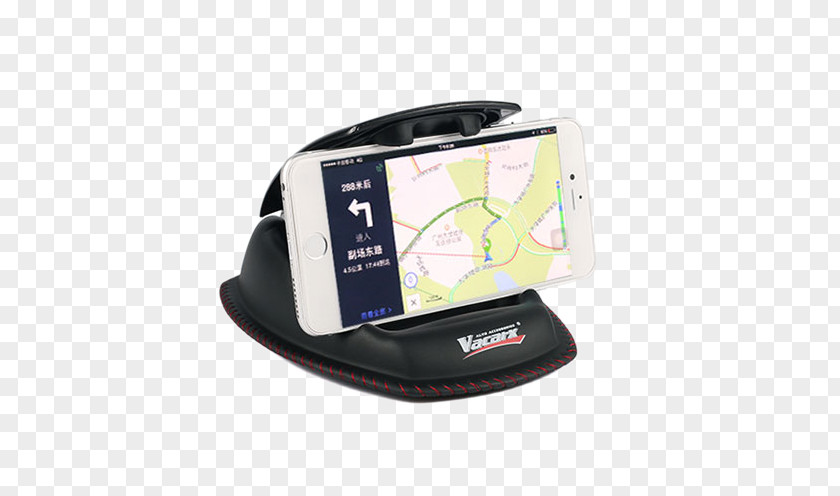 Leather Car Phone Holder Multimedia PNG