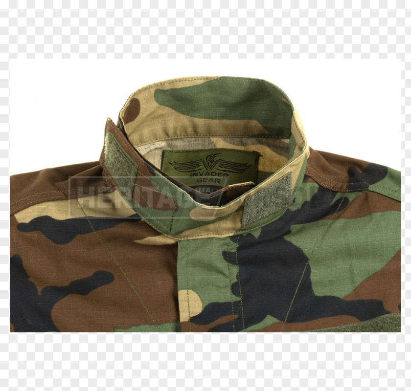 Military Camouflage Khaki Jacket PNG