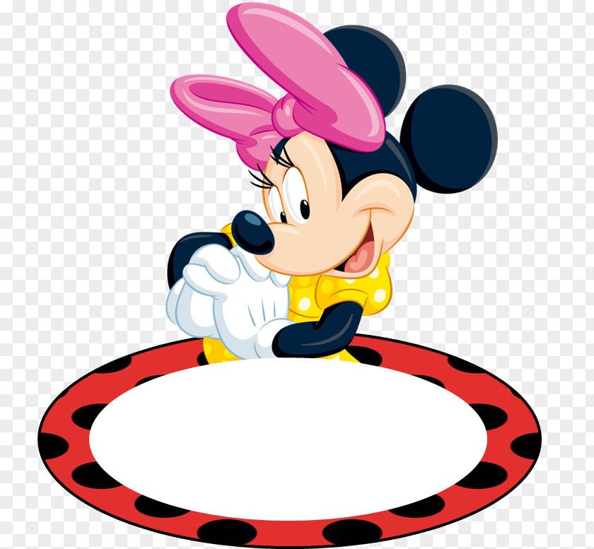 Name Sticker Minnie Mouse Mickey Pluto Daisy Duck Donald PNG