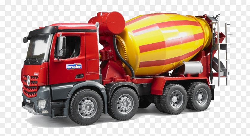 Truck Cement Mixers Mercedes-Benz Arocs Bruder Betongbil PNG