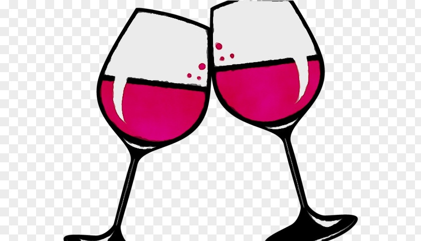 Wine Pink Glass PNG